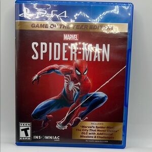 Marvel Spider-Man Game of the Year Edition for PS4